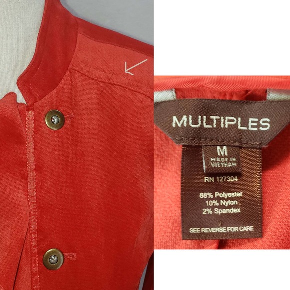 Multiples Jackets & Coats Multiples Velvet Army Steampunk Button